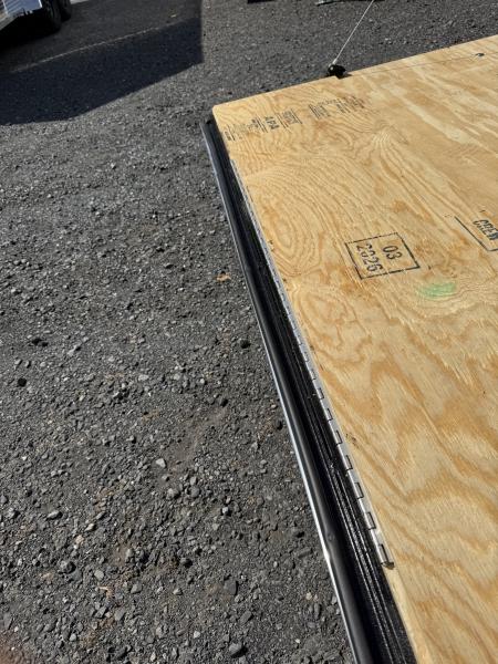 New 2027 Homesteader 7x12 V-Nose - RAMP DOOR - WHITE - 7' INTERIOR