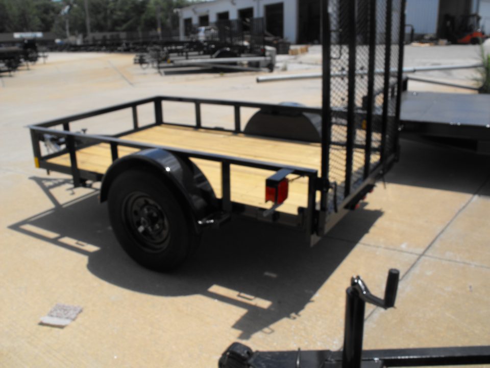 New Utility Trailer  5 X 8   HD Spring Assisted  4' Ramp