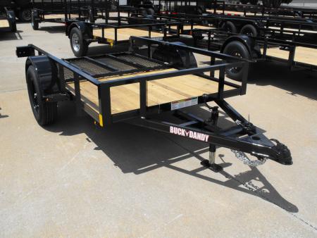 New Utility Trailer  5 X 8   HD Spring Assisted  4' Ramp
