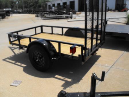 New Utility Trailer  5 X 8   HD Spring Assisted  4' Ramp