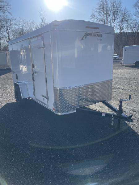 New 2027 Homesteader 6x12 Challenger Cargo - Ramp - WHITE