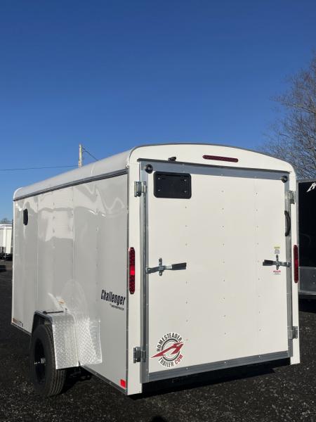 New 2027 Homesteader 6x12 Challenger Cargo - Ramp - WHITE