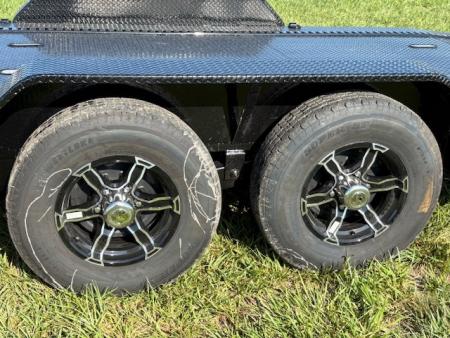 New 2027 MAXX-D 83x24 Tandem 9.9K Steel Floor Car / Racing Trailer W/ Rock Shield, In-Floor Lights, & E-Trac