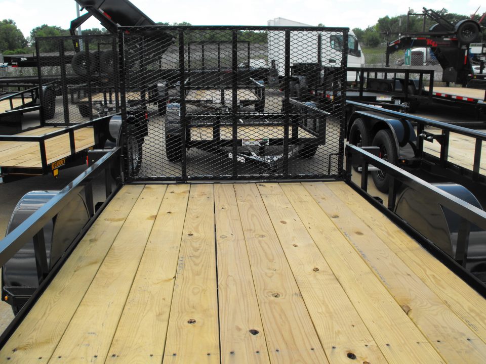 New Utility Trailer 6 X 12 HD '4 Ramp Spring Assist