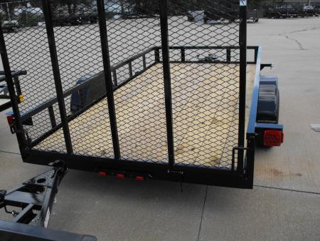 New Utility Trailer 6 X 12 HD '4 Ramp Spring Assist