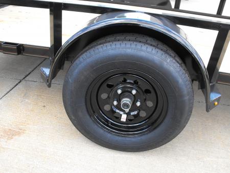 New Utility Trailer 6 X 12 HD '4 Ramp Spring Assist