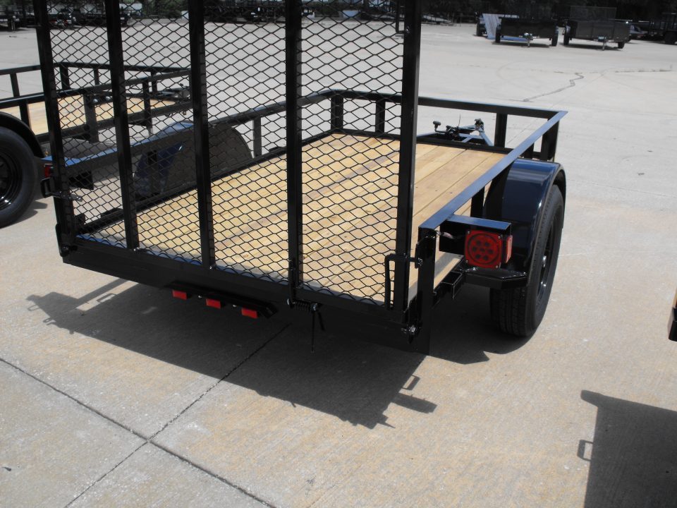 New Utility Trailer  5 X 8   HD Spring Assisted  4' Ramp