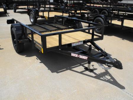 New Utility Trailer  5 X 8   HD Spring Assisted  4' Ramp