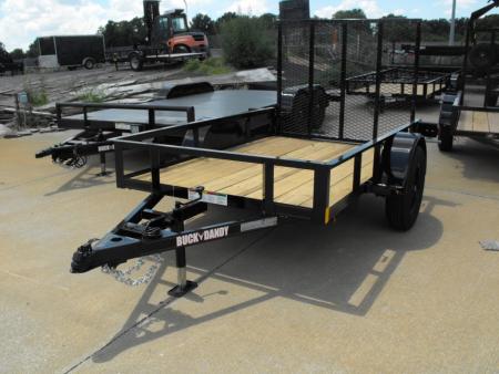 New Utility Trailer  5 X 8   HD Spring Assisted  4' Ramp