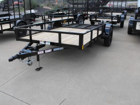 New Utility Trailer 6 X 12 HD '4 Ramp Spring Assist