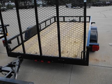 New Utility Trailer 6 X 12 HD '4 Ramp Spring Assist