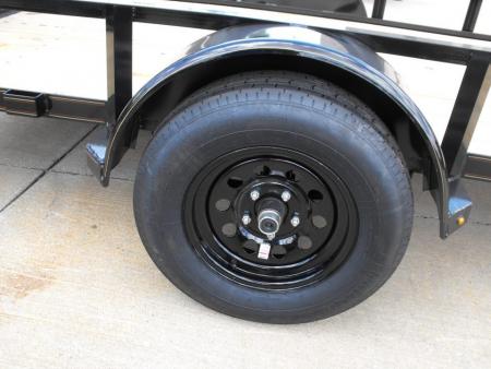 New Utility Trailer 6 X 12 HD '4 Ramp Spring Assist