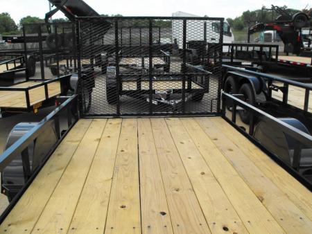 New Utility Trailer 6 X 12 HD '4 Ramp Spring Assist