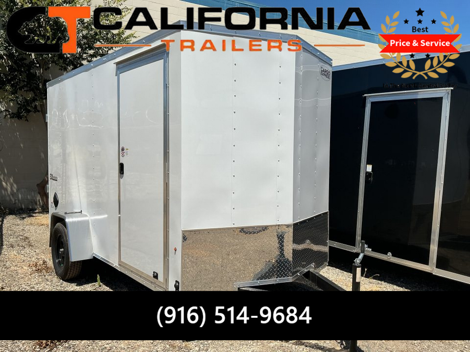 New 2026 Cargo Express 6x12 EX DLX Flat Top V-Nose 3K Cargo / Enclosed Trailer