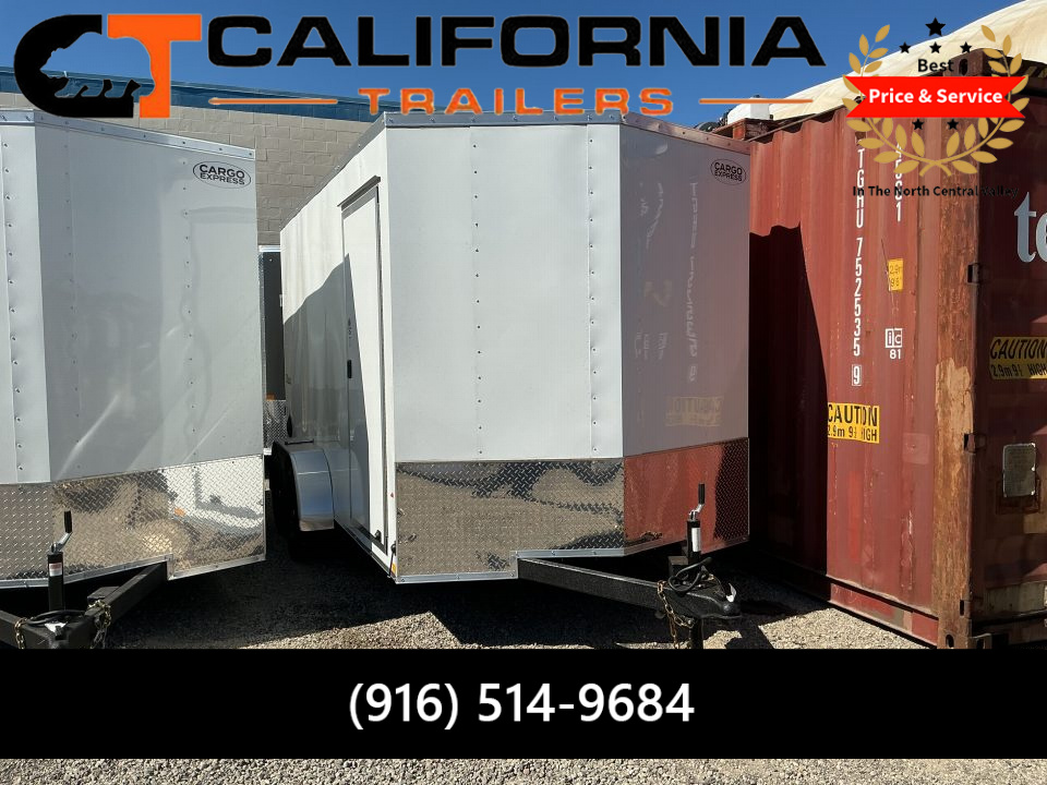 New 2026 Cargo Express 7x14 EX DLX Flat Top V-Nose 7K Cargo / Enclosed Trailer