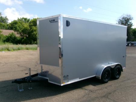 New 2027 Look Trailers 7X14 ST DLX FLAT TOP V-NOSE 7K Cargo / Enclosed Trailer