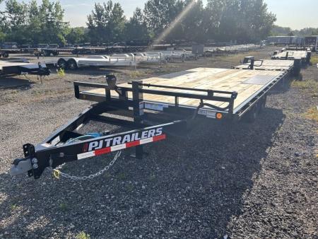 New 2027 PJ Trailers 20 FT SPLIT DECK TILT TRAILER 14K GVWR