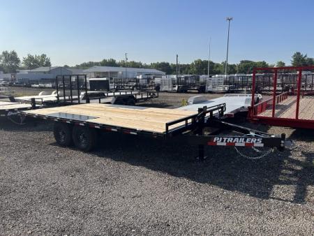 New 2027 PJ Trailers 20 FT SPLIT DECK TILT TRAILER 14K GVWR