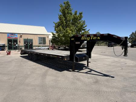 Used 2018 Big Tex 14GN-20+5 Flatbed Trailer