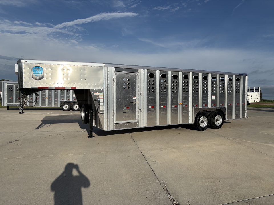 New 2027 Merritt 8x24 Cattle Baron Livestock Trailer