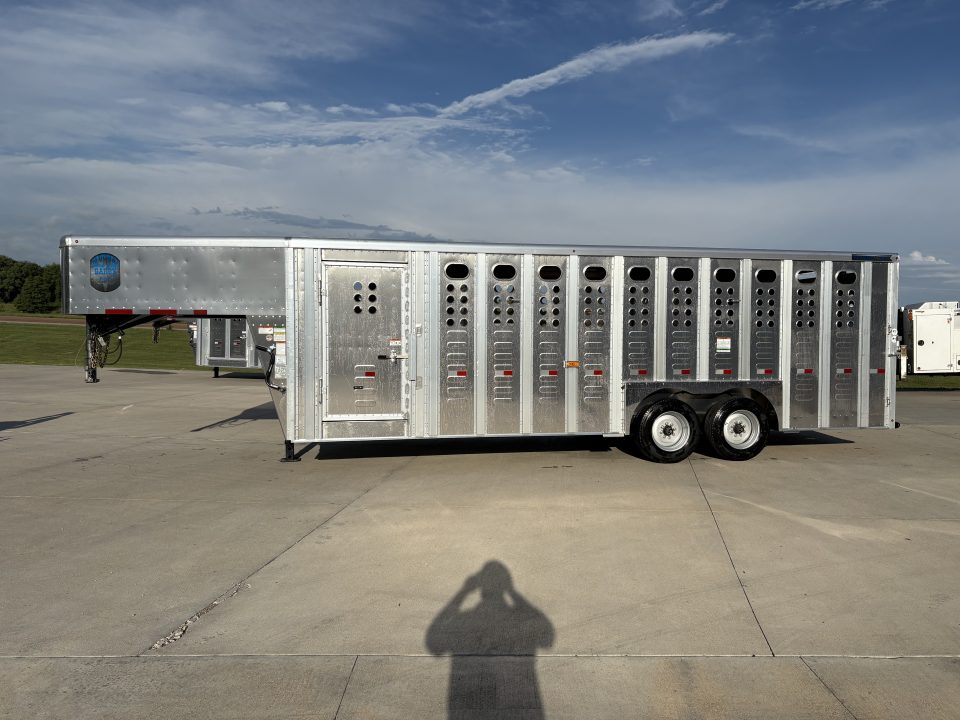 New 2027 Merritt 8x24 Cattle Baron Livestock Trailer