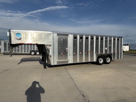 New 2027 Merritt 8x24 Cattle Baron Livestock Trailer