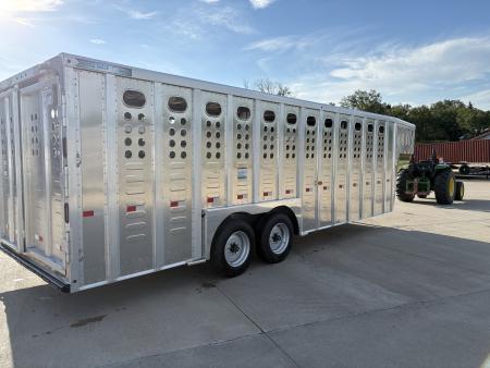 New 2027 Merritt 8x24 Cattle Baron Livestock Trailer