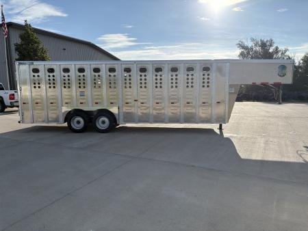 New 2027 Merritt 8x24 Cattle Baron Livestock Trailer