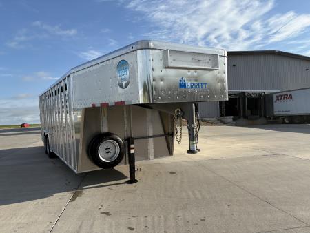 New 2027 Merritt 8x24 Cattle Baron Livestock Trailer