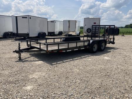 Used 2024 Gatormade 7x20' Landscape Trailer - 10K