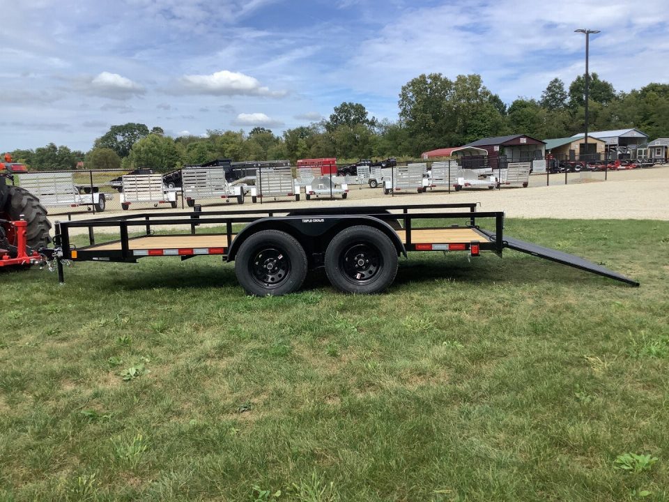 New 2026 Triple Crown Trailers 6X12TA Landscape Trailer 7k