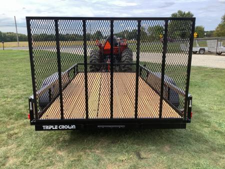 New 2026 Triple Crown Trailers 6X12TA Landscape Trailer 7k