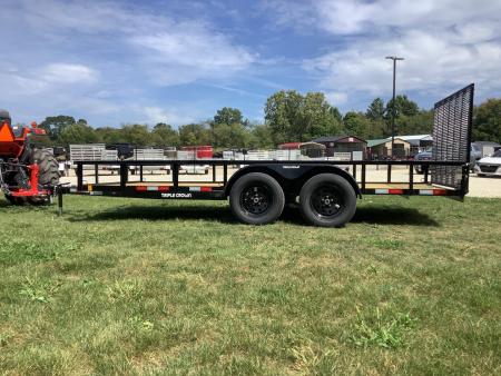 New 2026 Triple Crown Trailers 6X16TA Landscape Trailer 7k