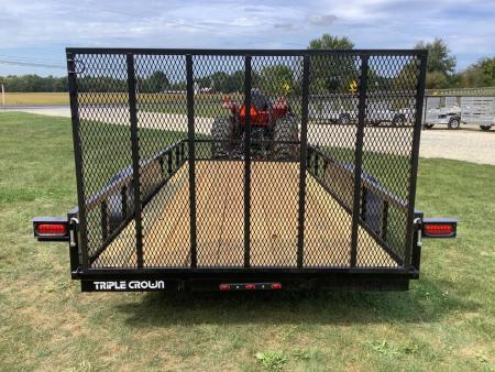New 2026 Triple Crown Trailers 6X16TA Landscape Trailer 7k