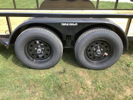 New 2026 Triple Crown Trailers 6X16TA Landscape Trailer 7k