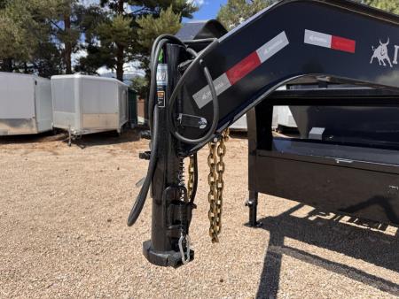 New 2027 Iron Bull Trailers 7X16-14K Gooseneck Roll-Off Trailer w/ 2 Bins BUNDLE