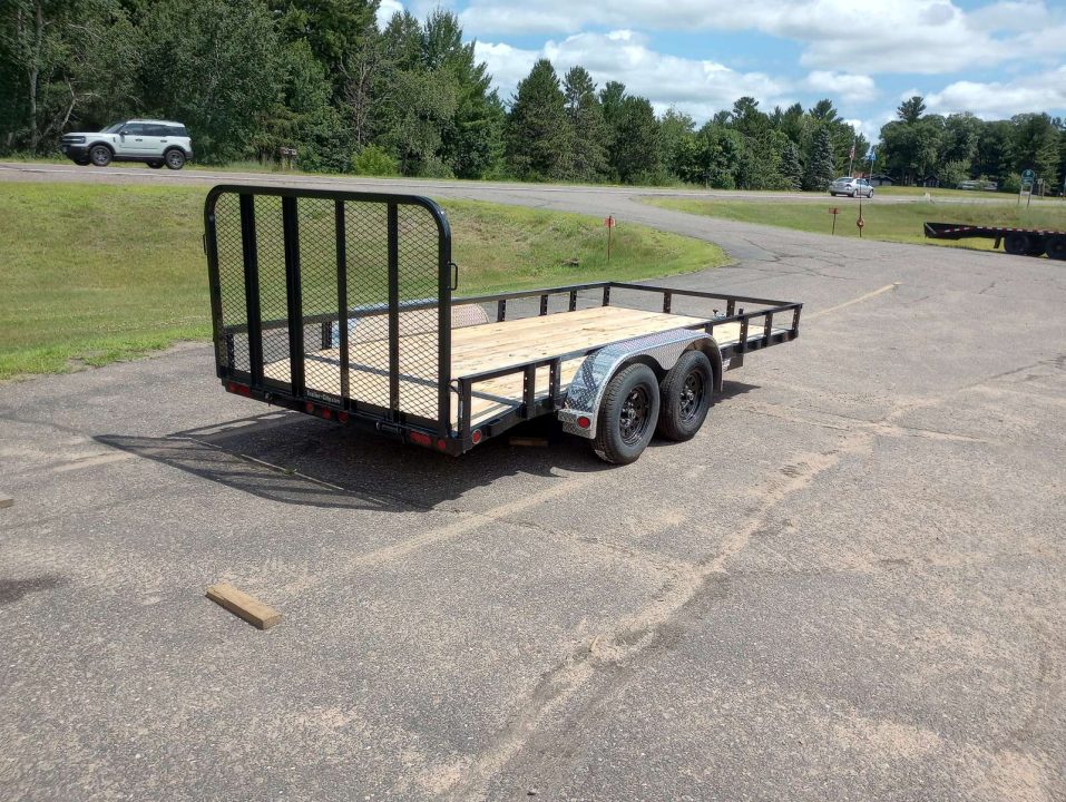 New 2027 PJ Trailers UL 83"X16' Tandem Axle Utility Trailer