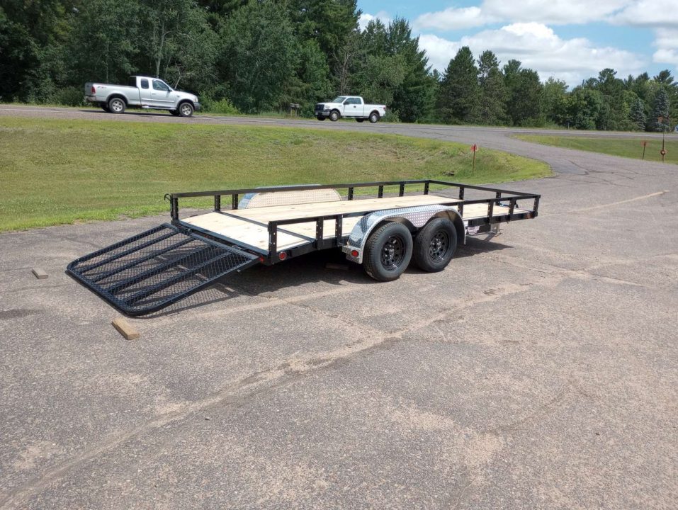 New 2027 PJ Trailers UL 83"X16' Tandem Axle Utility Trailer