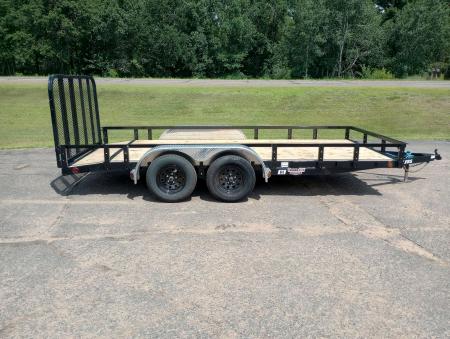 New 2027 PJ Trailers UL 83"X16' Tandem Axle Utility Trailer