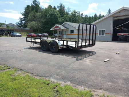 New 2027 PJ Trailers UL 83"X16' Tandem Axle Utility Trailer