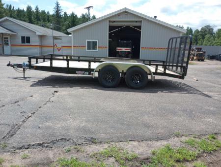 New 2027 PJ Trailers UL 83"X16' Tandem Axle Utility Trailer
