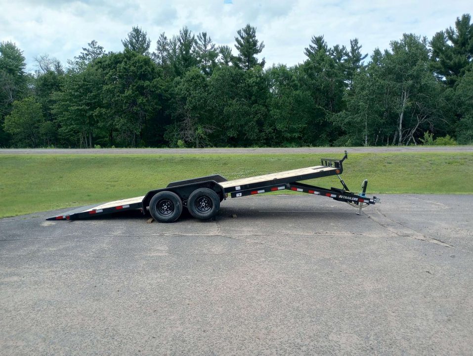 New 2027 PJ Trailers 83" x 22' TH Tilt Trailer