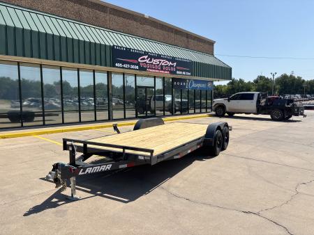 New #156304 2027 LAMAR CC 20 X 83 TANDEM AXLE 10K WOOD FLOOR CAR HAULER