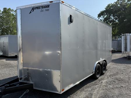 New 2027 Homesteader 8 x 16 UTV Trailer - 84" Interior - 9950# GVWR - SWING DOOR REAR Cargo / Enclosed Trailer