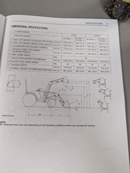 Used 2024 Kubota BXL 380 Tractor