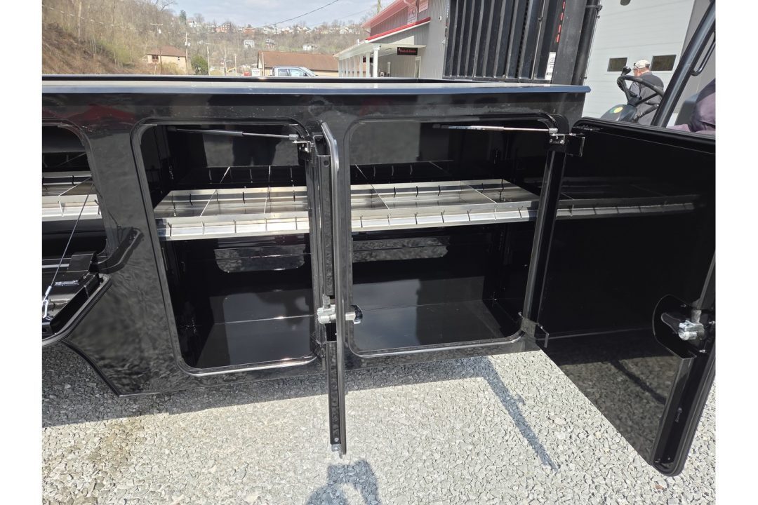 New Dura Mag Truck Bodies S-Series Aluminum Service Body 84"ca Cab and Chassis DRW Gloss Black