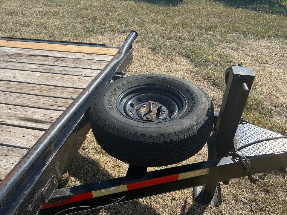 Used 2019 Starlite 83x20 Tandem 14K Equipment Trailer w/ 2' Dove, Standup Ramps & Slide In Ramps