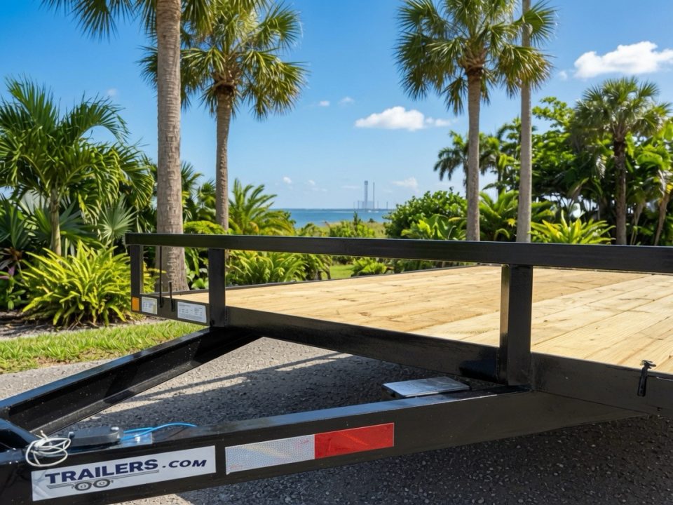 New 2026 Southern Grace Steel Fabrication 7x14 Tandem Axle Utility Trailer – 7K GVWR | Brakes | Spare Tire Carrier Utility Trailer