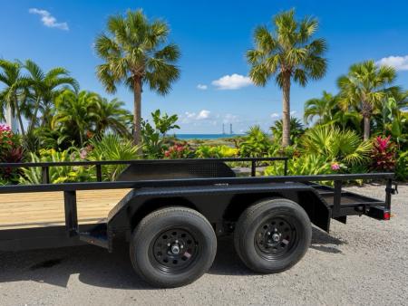 New 2026 Southern Grace Steel Fabrication 7x14 Tandem Axle Utility Trailer – 7K GVWR | Brakes | Spare Tire Carrier Utility Trailer