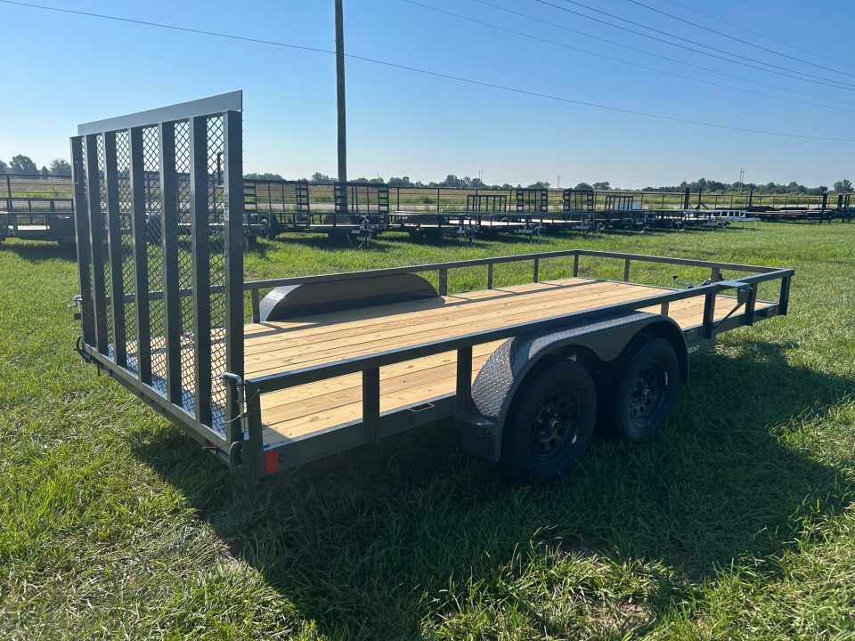 New 2027 Lamar 83x16 Tandem 7K Utility w/ 4' Ramp Gate